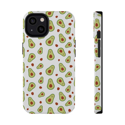 Avocado Pattern Impact-Resistant Phone Case - Fun & Functional
