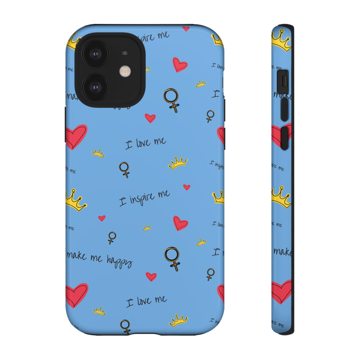 Inspiring Phone Case - 'I Love Me' Design - Tough Cases