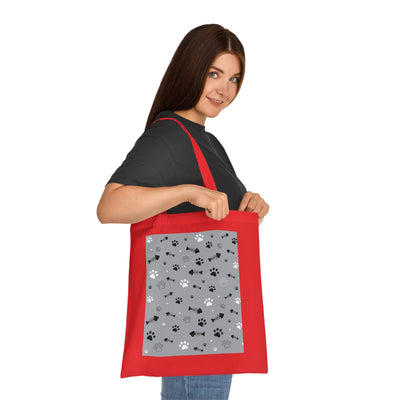 Cute Pet Themed Cotton Tote Bag - Perfect for Animal Lovers