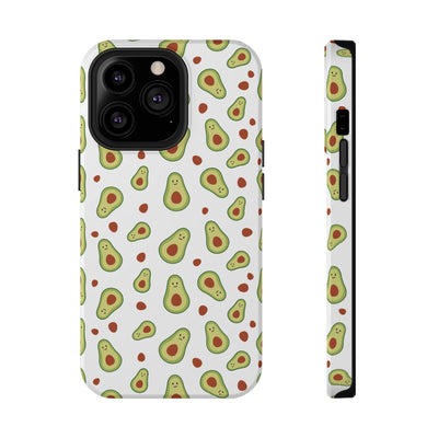 Avocado Pattern Impact-Resistant Phone Case - Fun & Functional