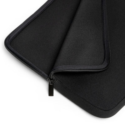 Nature-Inspired Laptop Sleeve - Forest Green Pine Tree Pattern