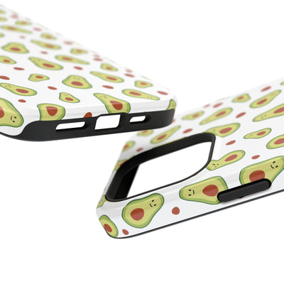 Avocado Pattern Impact-Resistant Phone Case - Fun & Functional