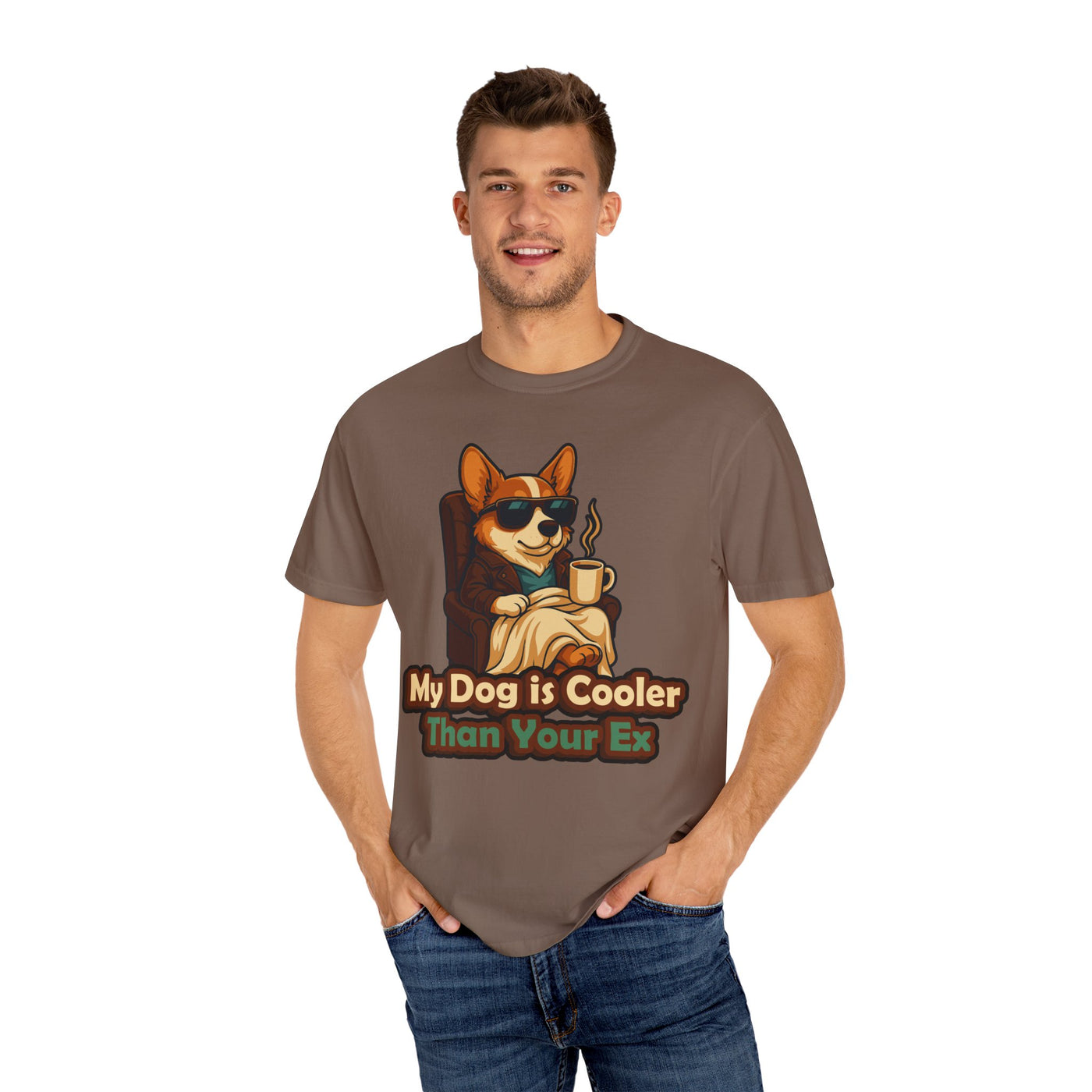 Dog Lover T-Shirt - Funny Cool Dog Quote Unisex Garment-Dyed Tee