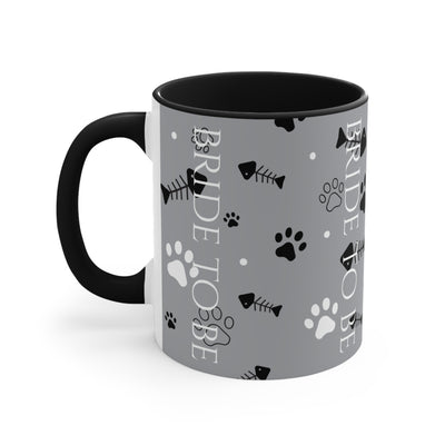 Bride to Be Accent Mug - Perfect for Pet Lovers