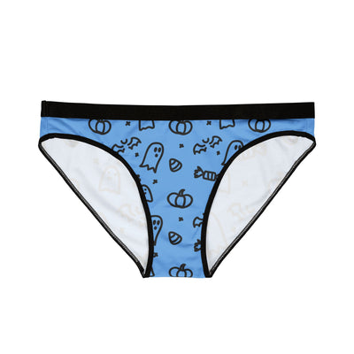 Festive Halloween Women's Underwear - Cute Ghost & Pumpkin Design