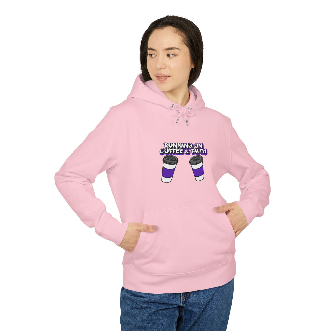 Unisex Hoodie - "Running on Coffee & Faith" Casual Wear