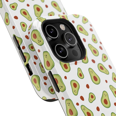 Avocado Pattern Impact-Resistant Phone Case - Fun & Functional