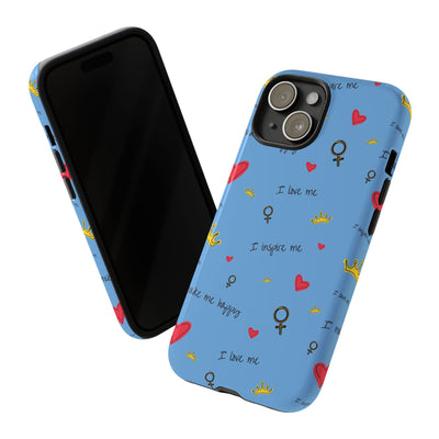 Inspiring Phone Case - 'I Love Me' Design - Tough Cases