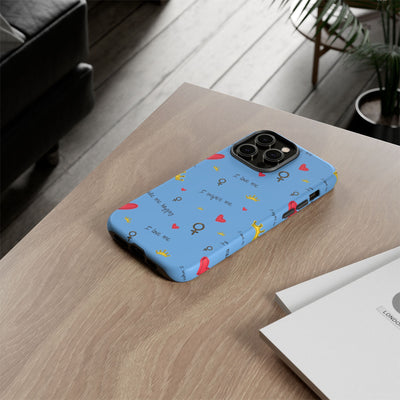 Inspiring Phone Case - 'I Love Me' Design - Tough Cases