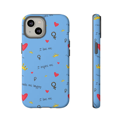 Inspiring Phone Case - 'I Love Me' Design - Tough Cases