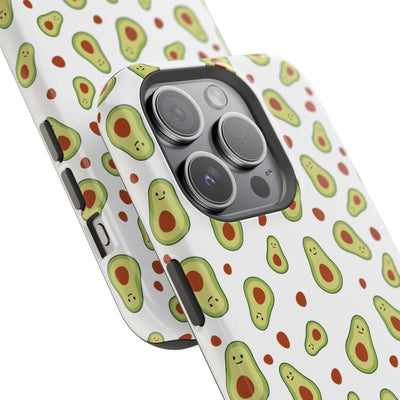 Avocado Pattern Impact-Resistant Phone Case - Fun & Functional