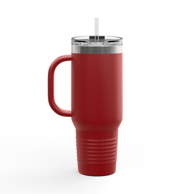 Running on Coffee & Faith Insulated Travel Mug - 40oz Coffee Lover's Companion