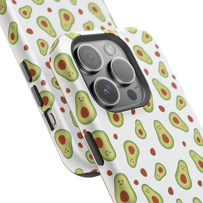 Avocado Pattern Impact-Resistant Phone Case - Fun & Functional
