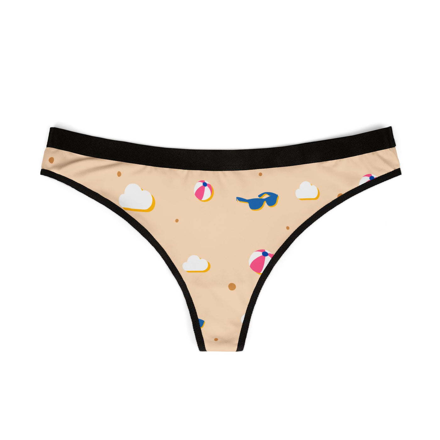 Beach Fun Women's Thongs – Playful Summer Swimwear