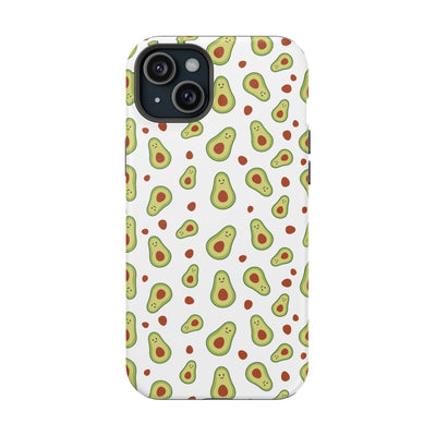 Avocado Pattern Impact-Resistant Phone Case - Fun & Functional