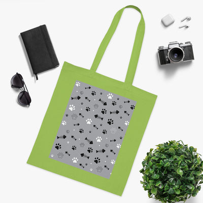 Cute Pet Themed Cotton Tote Bag - Perfect for Animal Lovers