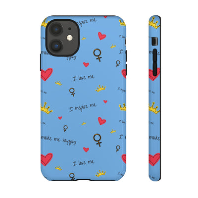 Inspiring Phone Case - 'I Love Me' Design - Tough Cases