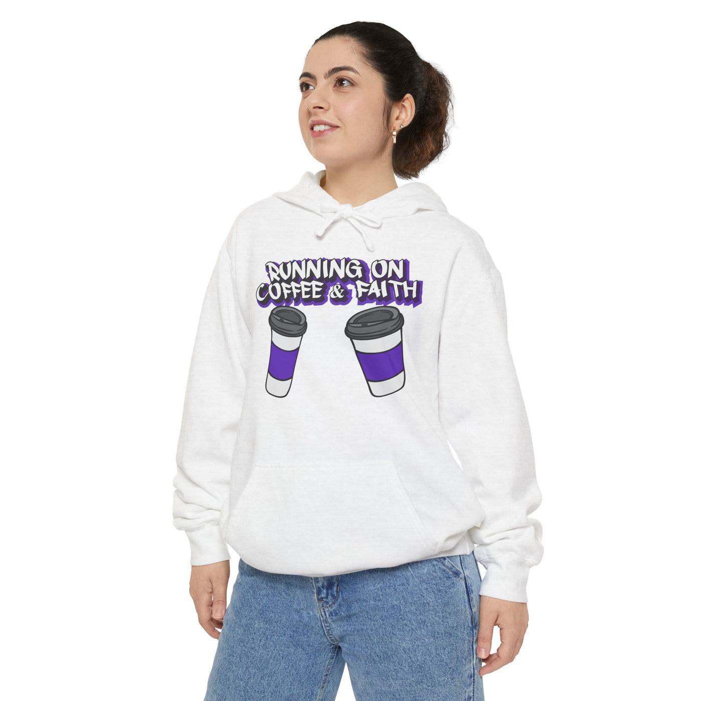 Unisex Coffee & Faith Hoodie - Cozy & Motivational