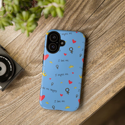 Inspiring Phone Case - 'I Love Me' Design - Tough Cases