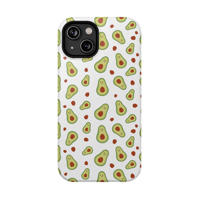 Avocado Pattern Impact-Resistant Phone Case - Fun & Functional