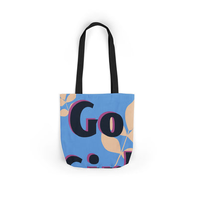 Empowering Canvas Tote Bag | Go Girl Design, Eco-Friendly Shopping Bag, Boho Style, Gift for Her, Everyday Carryall