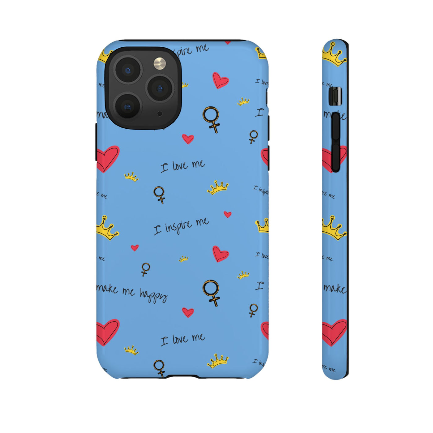 Inspiring Phone Case - 'I Love Me' Design - Tough Cases