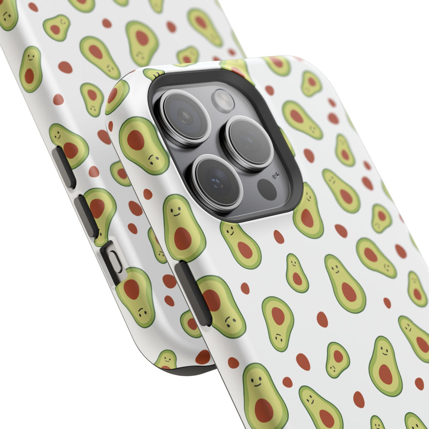 Avocado Pattern Impact-Resistant Phone Case - Fun & Functional