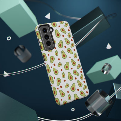 Avocado Pattern Impact-Resistant Phone Case - Fun & Functional