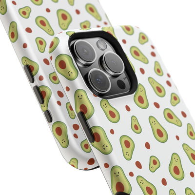 Avocado Pattern Impact-Resistant Phone Case - Fun & Functional