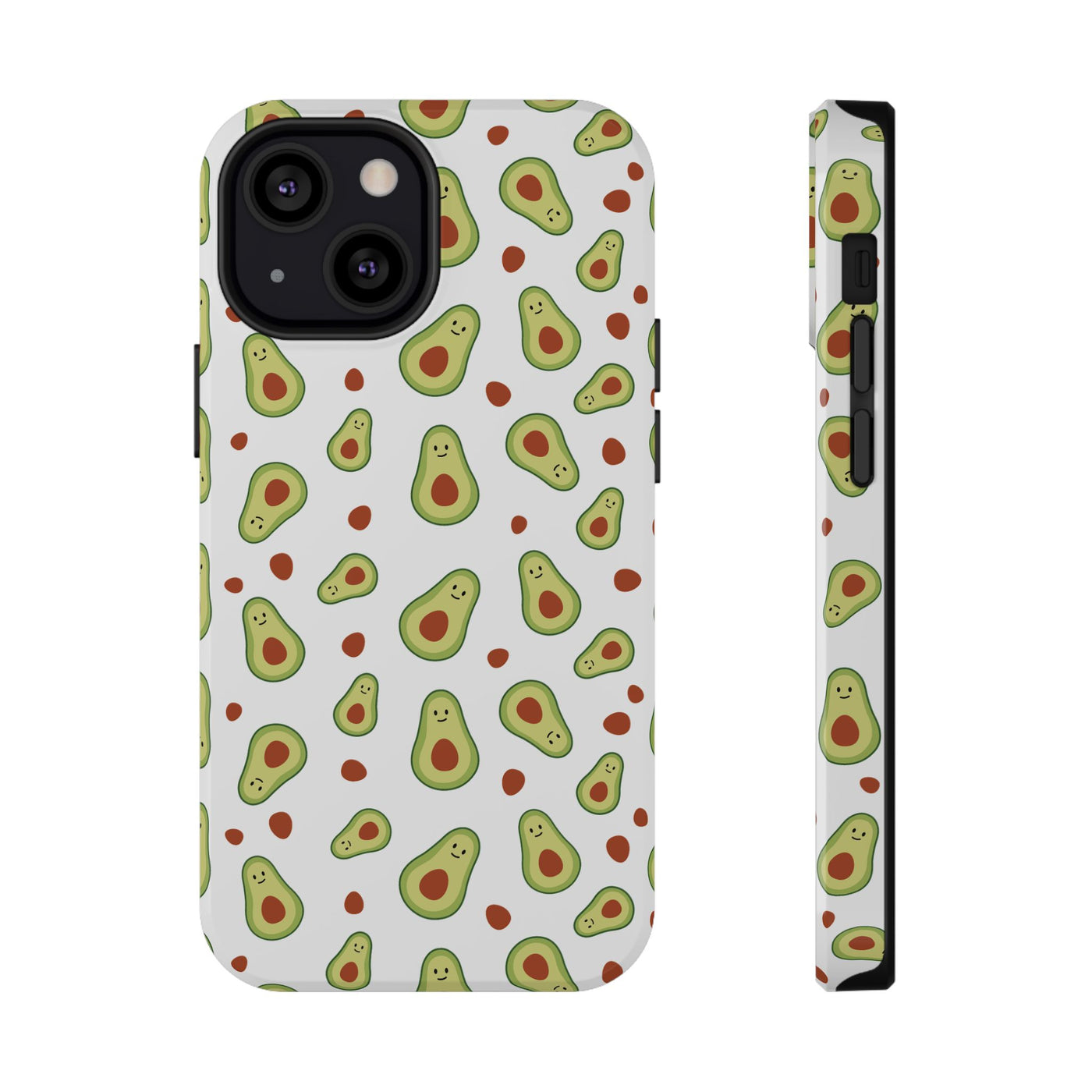 Avocado Pattern Impact-Resistant Phone Case - Fun & Functional