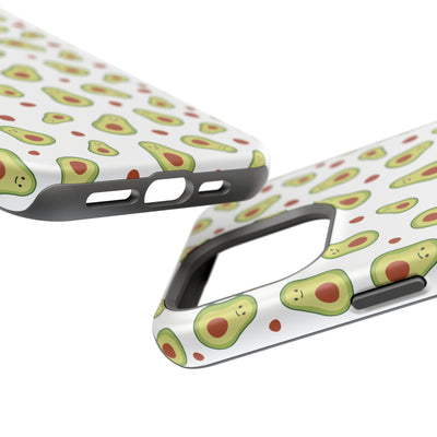 Avocado Pattern Impact-Resistant Phone Case - Fun & Functional