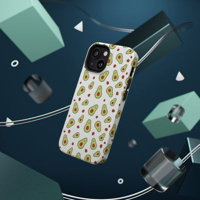 Avocado Pattern Impact-Resistant Phone Case - Fun & Functional