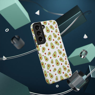 Avocado Pattern Impact-Resistant Phone Case - Fun & Functional