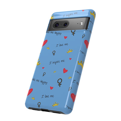 Inspiring Phone Case - 'I Love Me' Design - Tough Cases