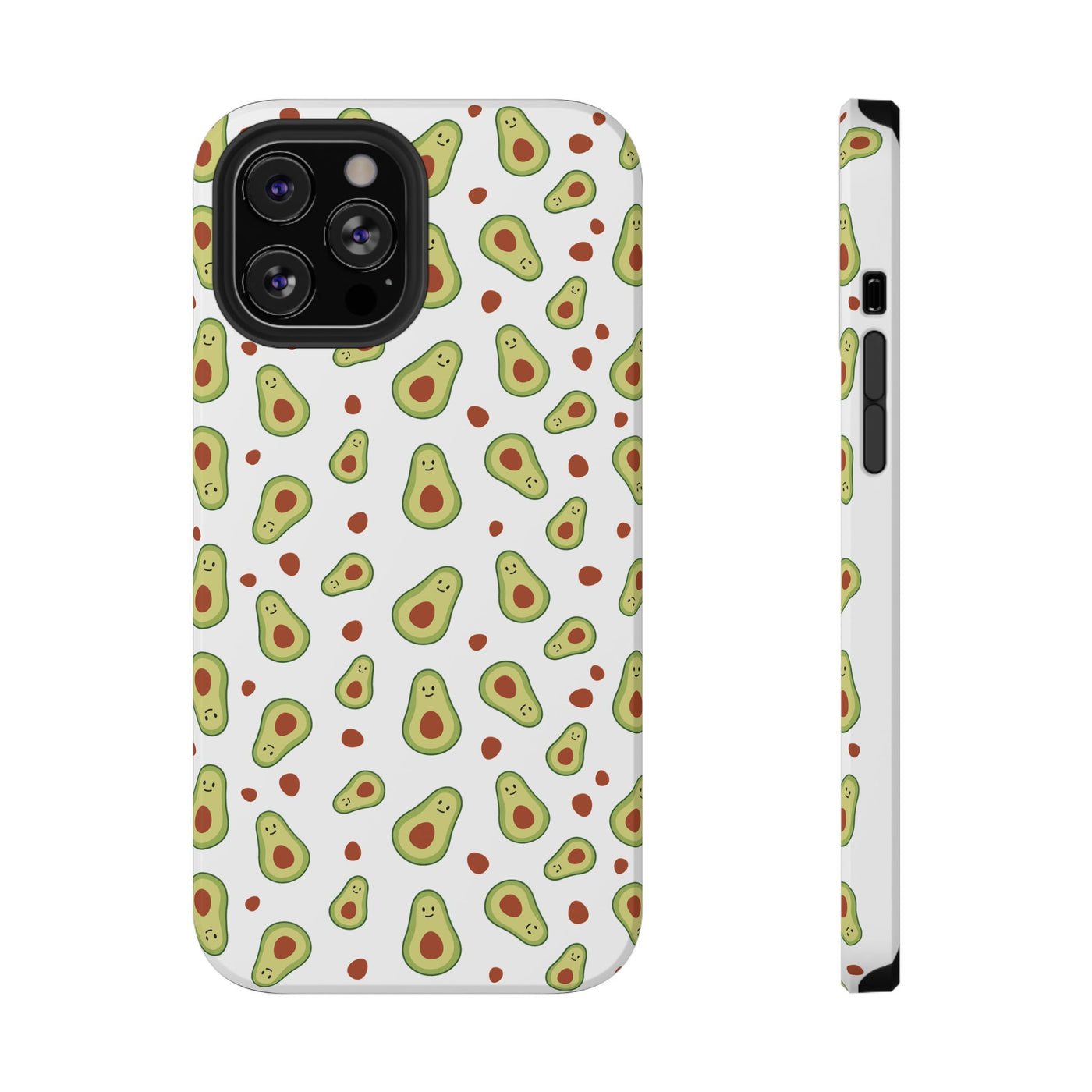 Avocado Pattern Impact-Resistant Phone Case - Fun & Functional
