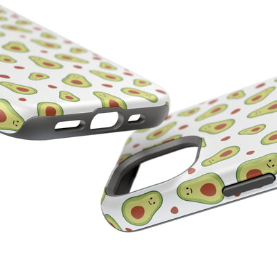 Avocado Pattern Impact-Resistant Phone Case - Fun & Functional