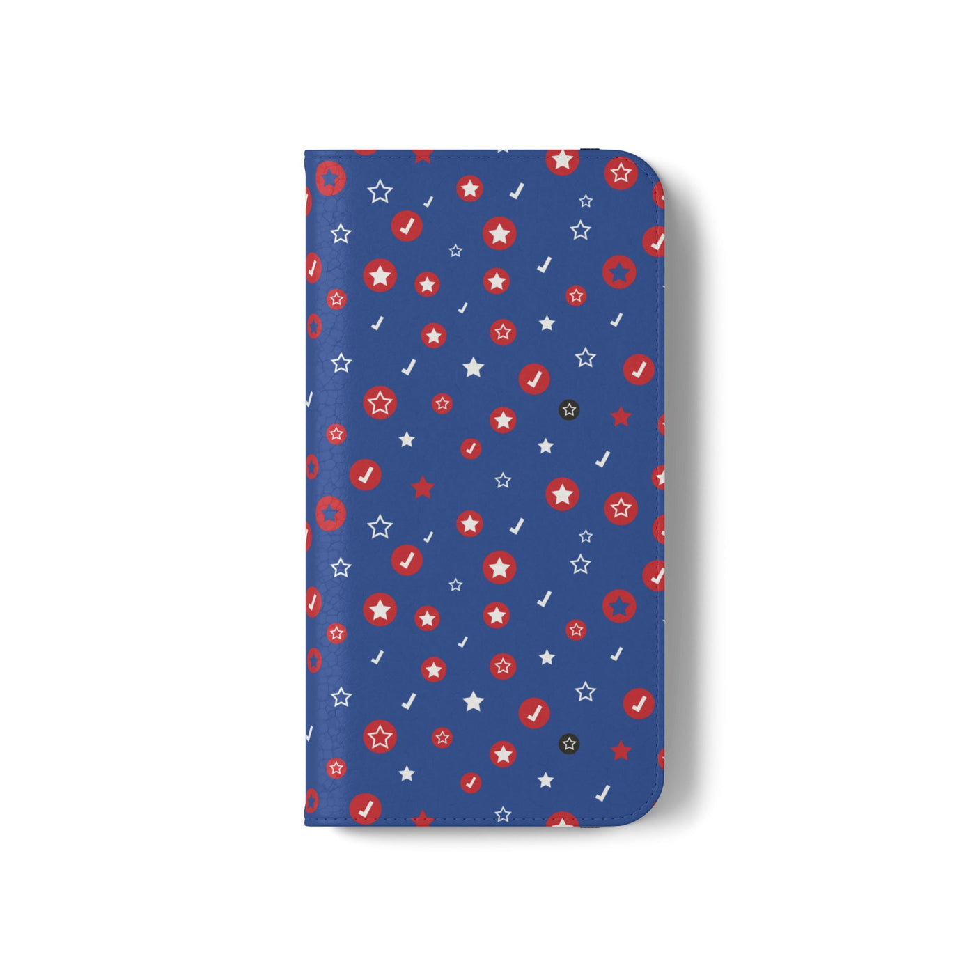 Patriotic Flip Case for Smartphones - Fun Stars and Stripes Design