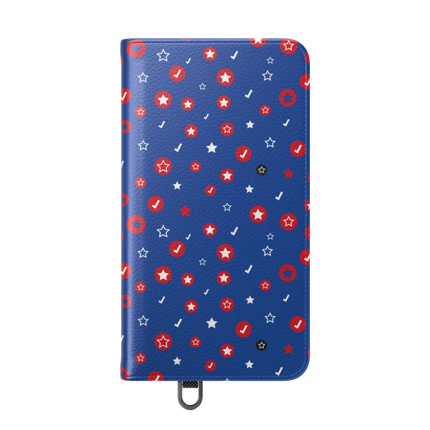 Patriotic Flip Case for Smartphones - Fun Stars and Stripes Design