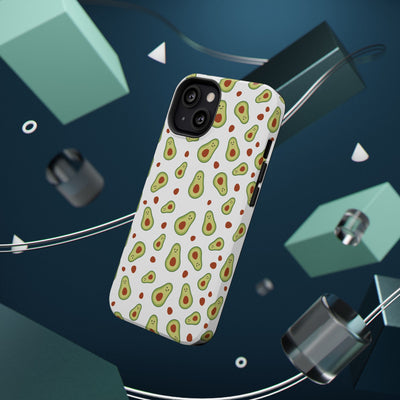 Avocado Pattern Impact-Resistant Phone Case - Fun & Functional