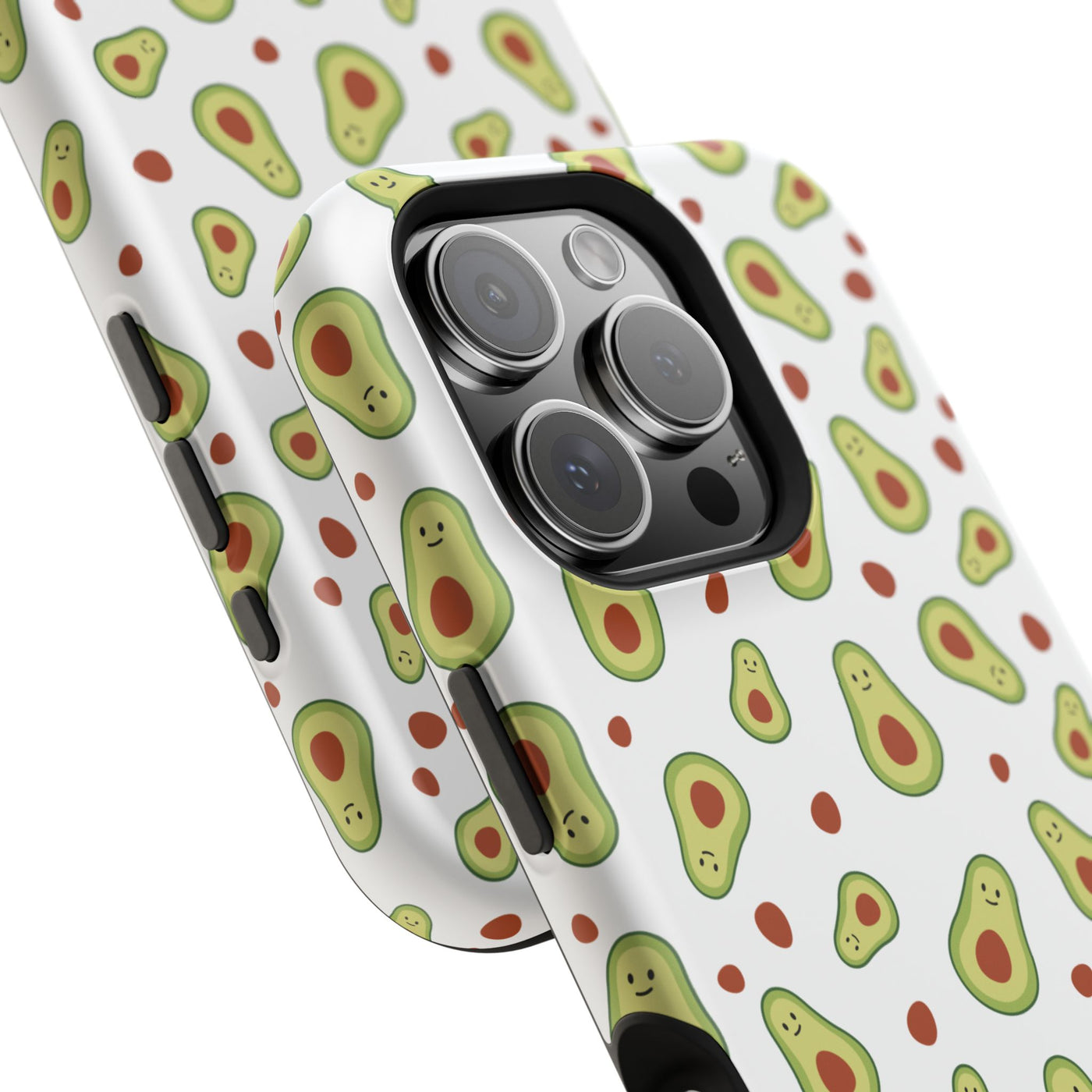 Avocado Pattern Impact-Resistant Phone Case - Fun & Functional
