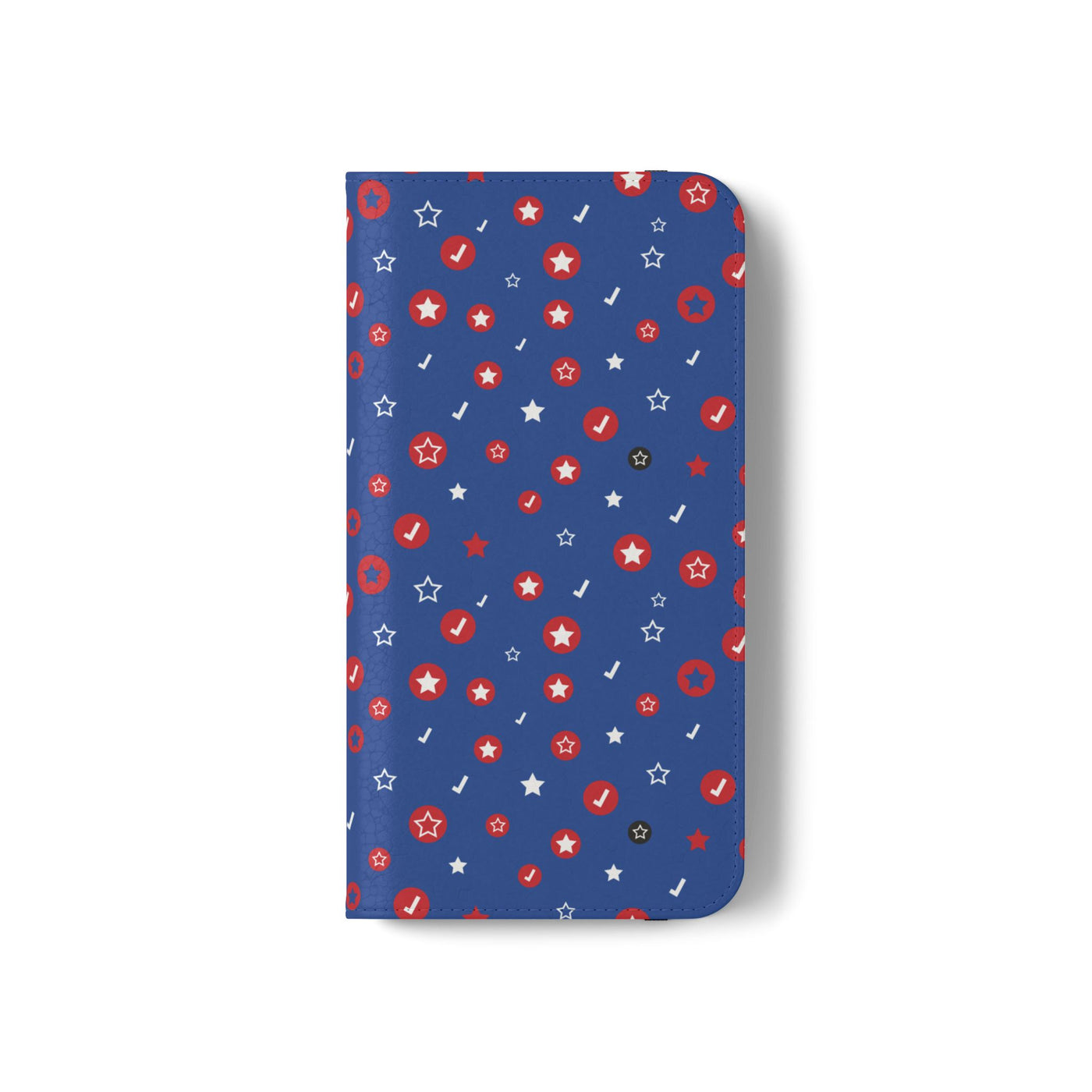 Patriotic Flip Case for Smartphones - Fun Stars and Stripes Design