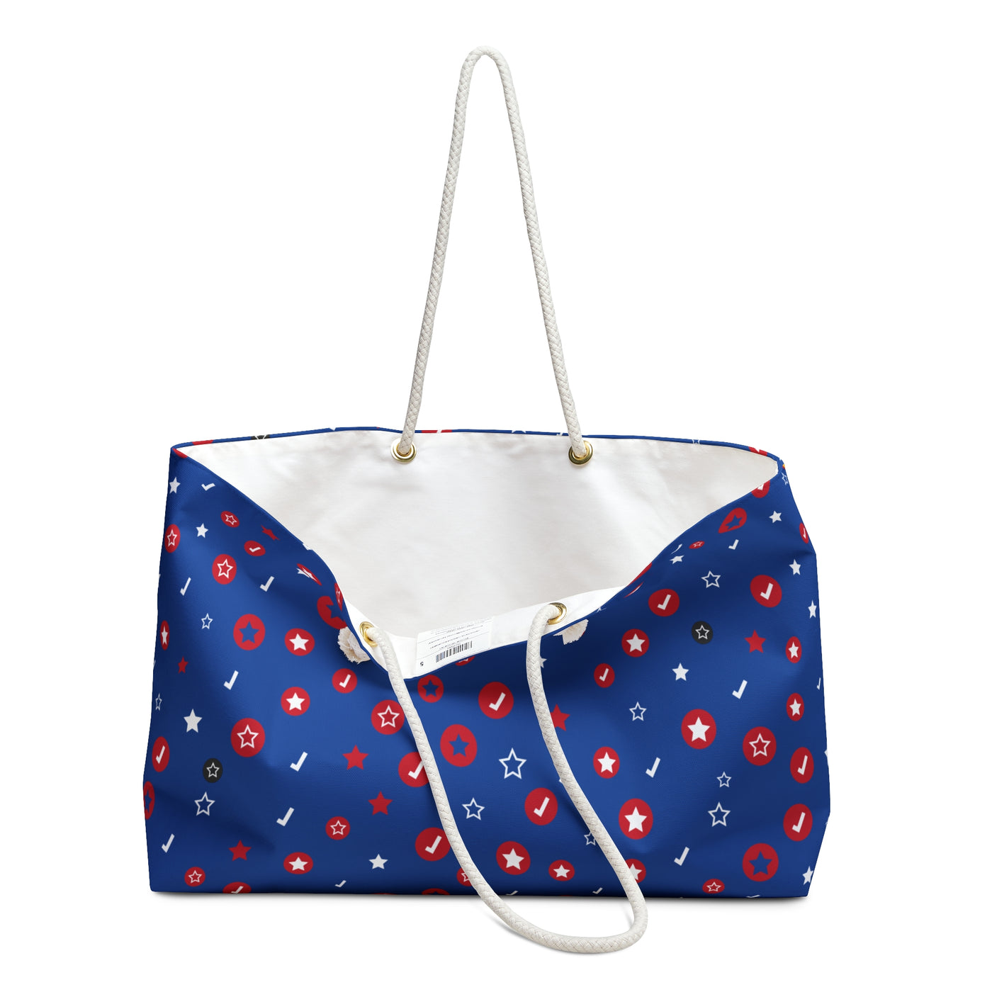Patriotic Weekender Bag - Stylish Travel Tote for Vacations & Celebrations