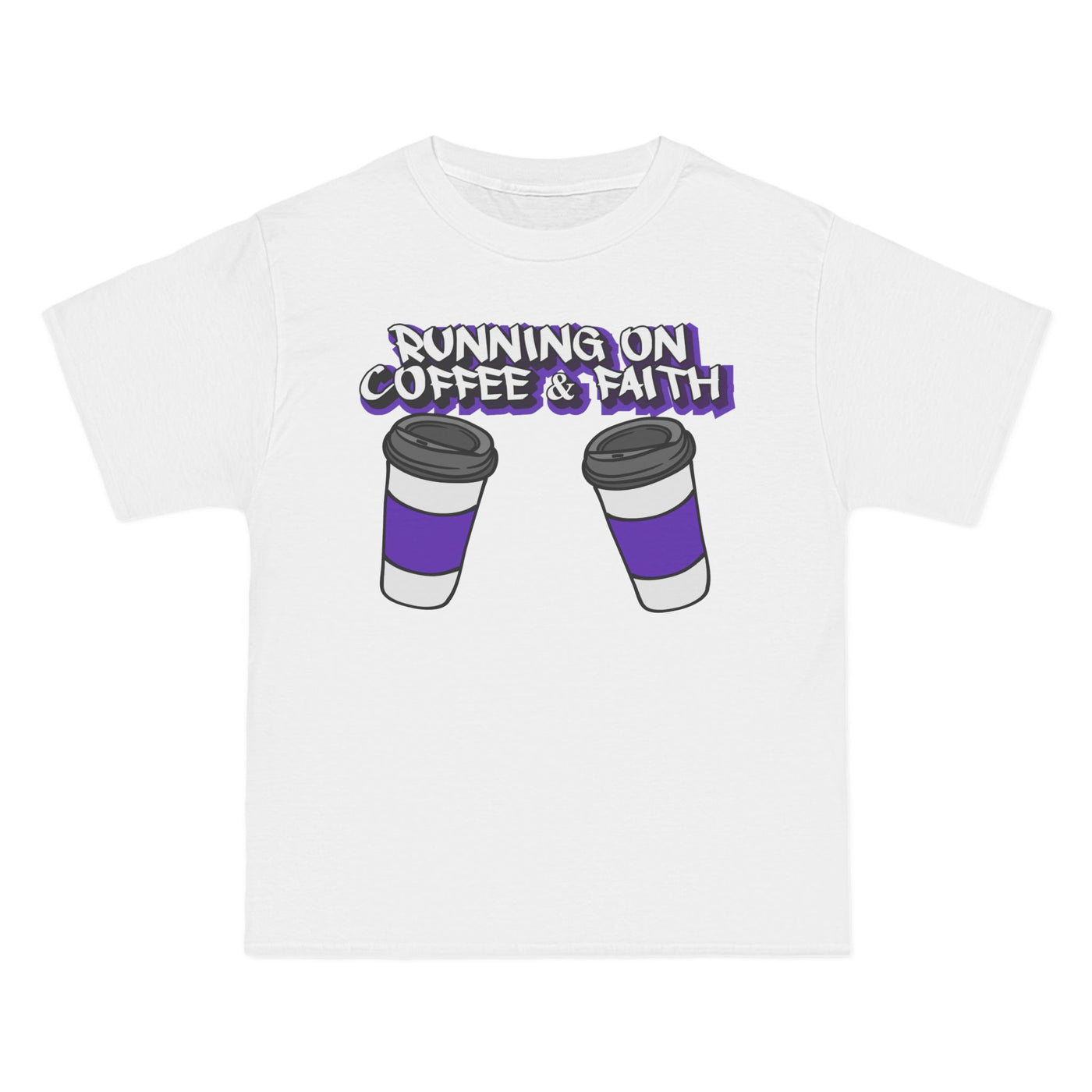 Running on Coffee & Faith Short-Sleeve T-Shirt