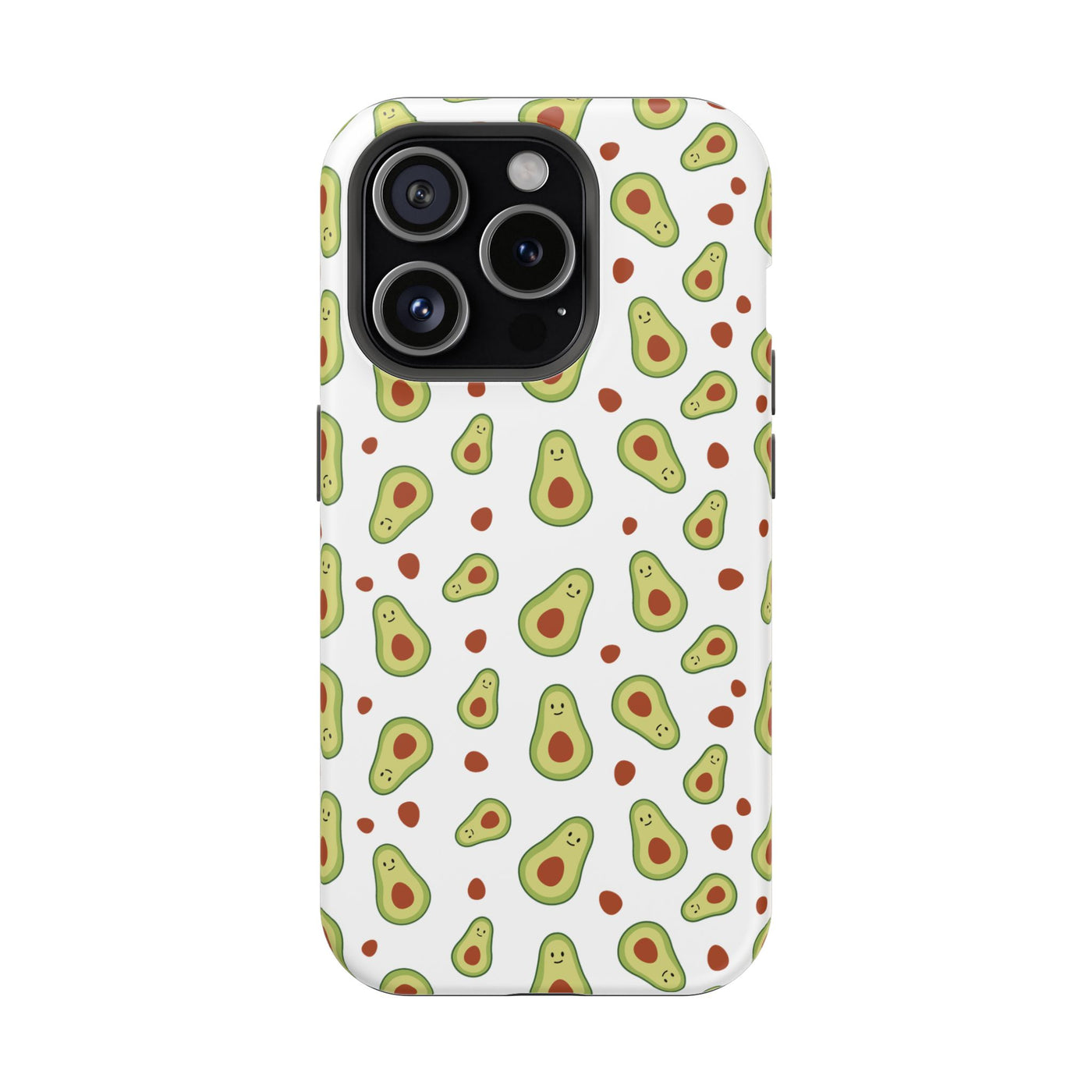 Avocado Pattern Impact-Resistant Phone Case - Fun & Functional