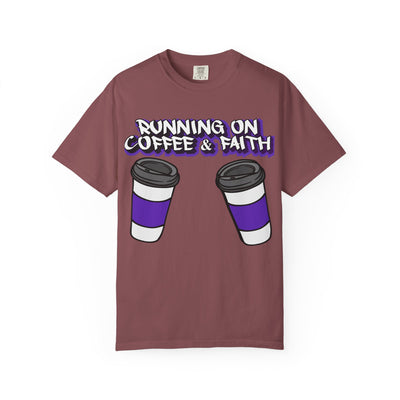 Coffee & Faith Unisex T-Shirt, Casual Wear, Gift for Coffee Lovers, Faith-Inspired Apparel, Comfortable Everyday Tee