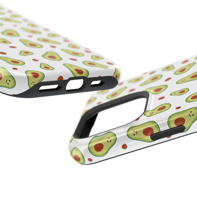 Avocado Pattern Impact-Resistant Phone Case - Fun & Functional