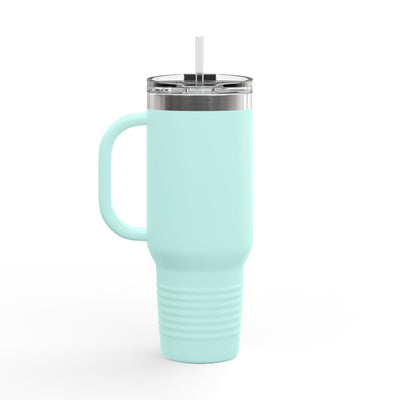Running on Coffee & Faith Insulated Travel Mug - 40oz Coffee Lover's Companion