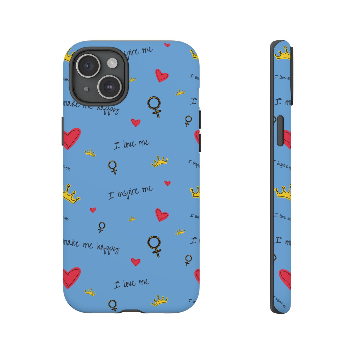 Inspiring Phone Case - 'I Love Me' Design - Tough Cases