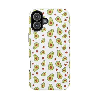 Avocado Pattern Impact-Resistant Phone Case - Fun & Functional