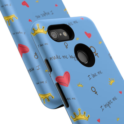 Inspiring Phone Case - 'I Love Me' Design - Tough Cases